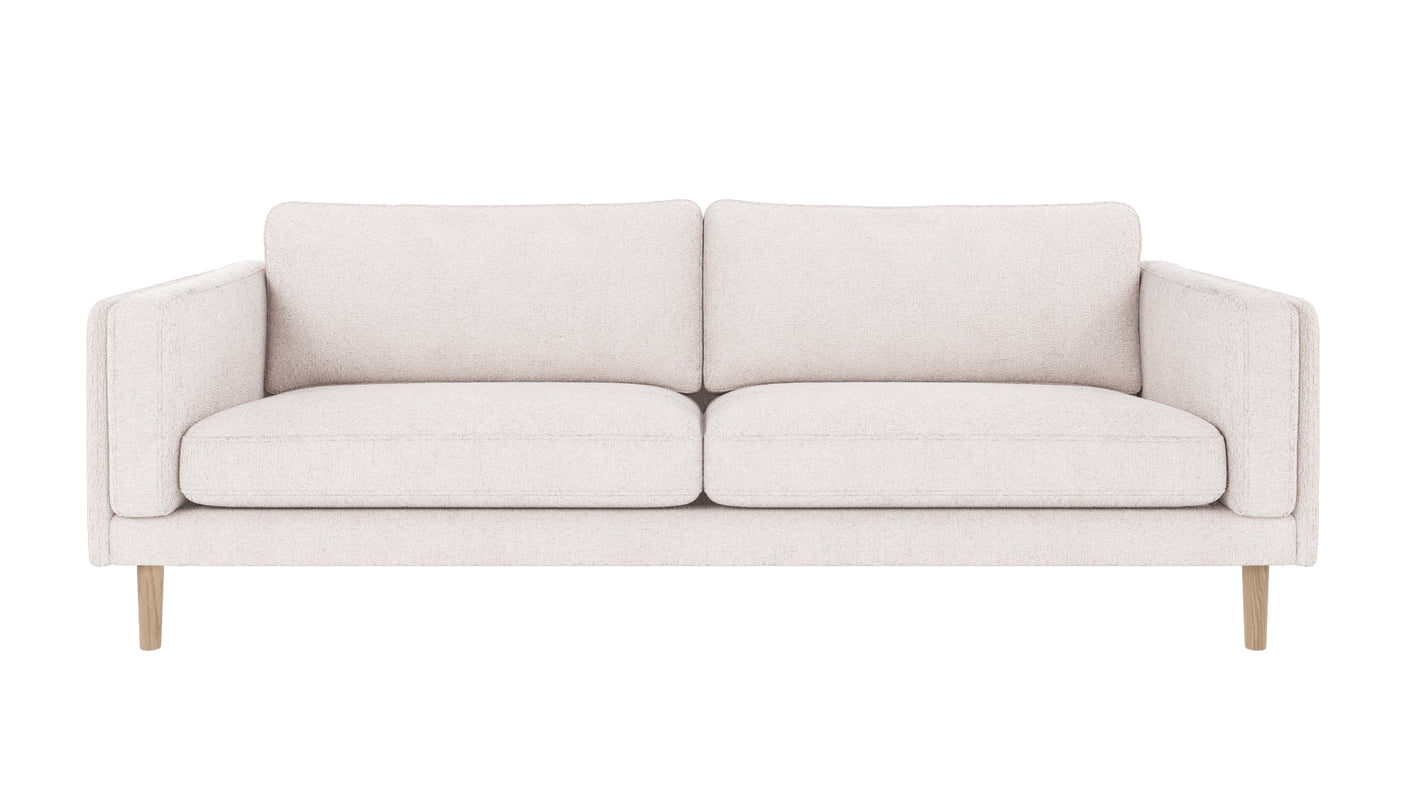Braden sofa 3-seter - Whitewash eik ben