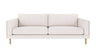 Braden sofa 3-seter - Whitewash eik ben