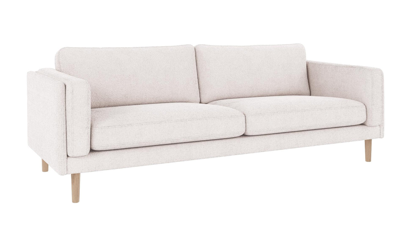 Braden sofa 3-seter - Whitewash eik ben