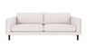 Braden sofa 3-seter - Brun eik ben