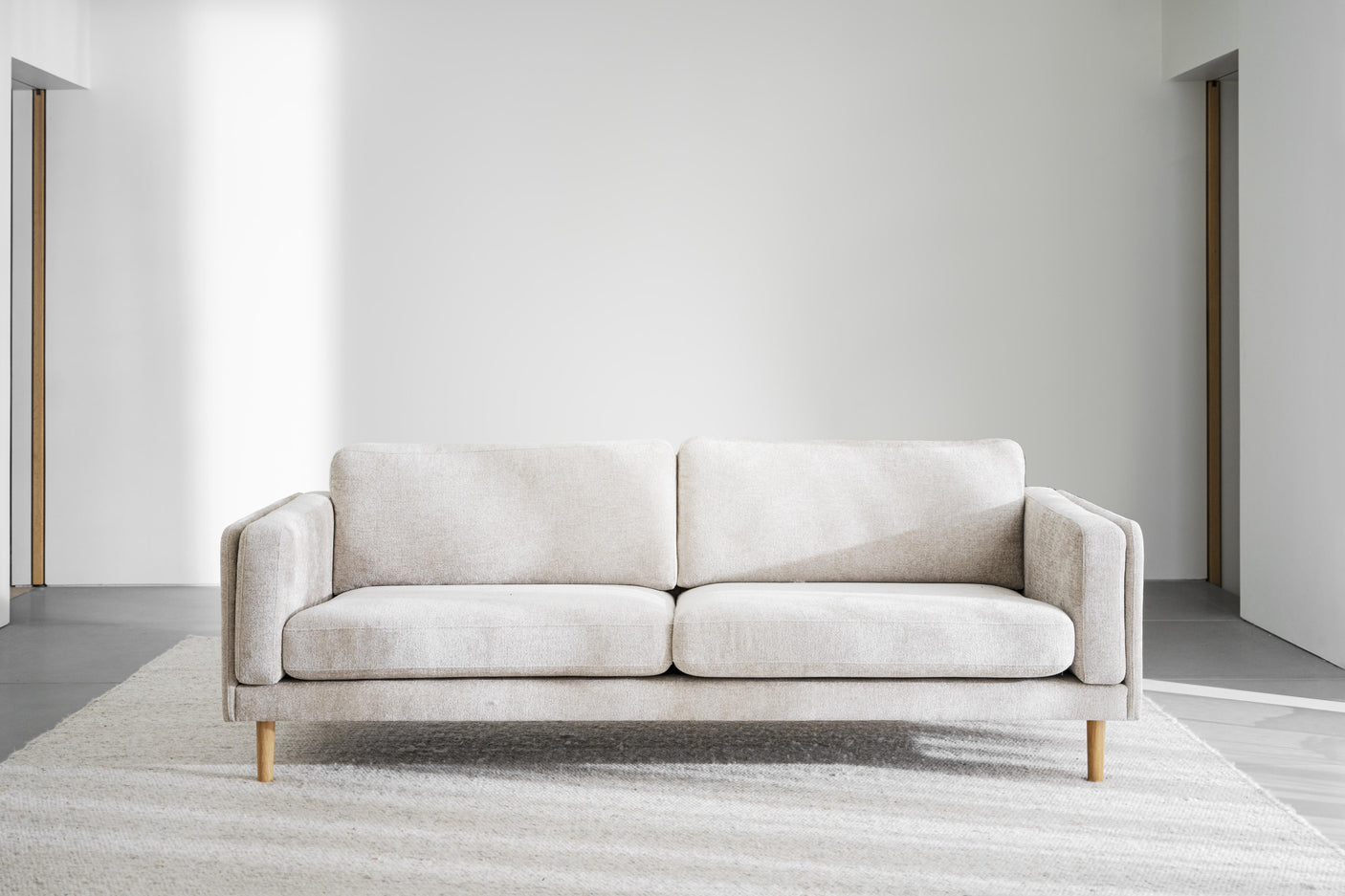 Braden sofa 3-seter - Eik ben