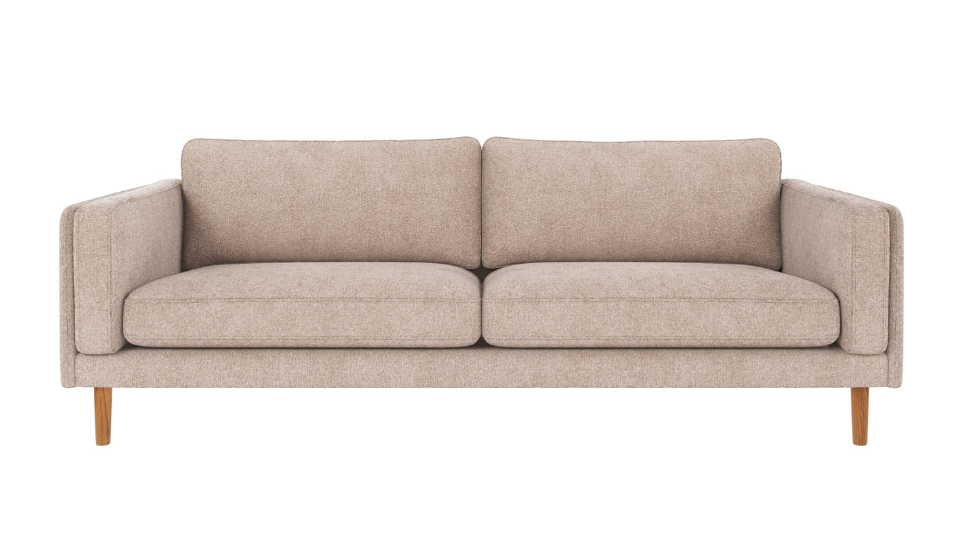 Braden sofa 3-seter - Eik ben