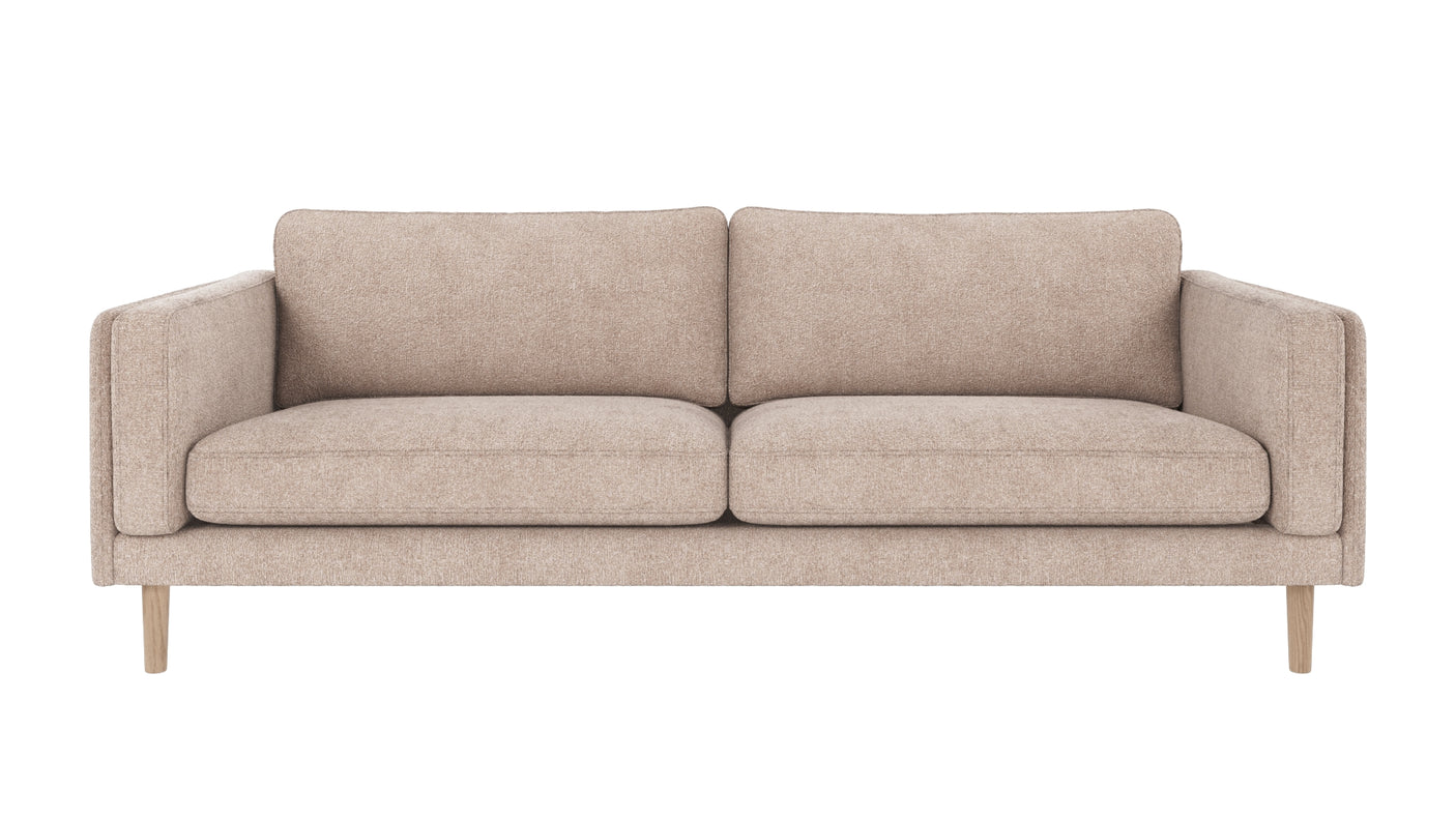Braden sofa 3-seter - Whitewash eik ben