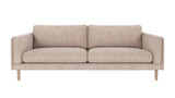 Braden sofa 3-seter - Whitewash eik ben