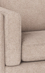 Braden sofa 3-seter - Brun eik ben