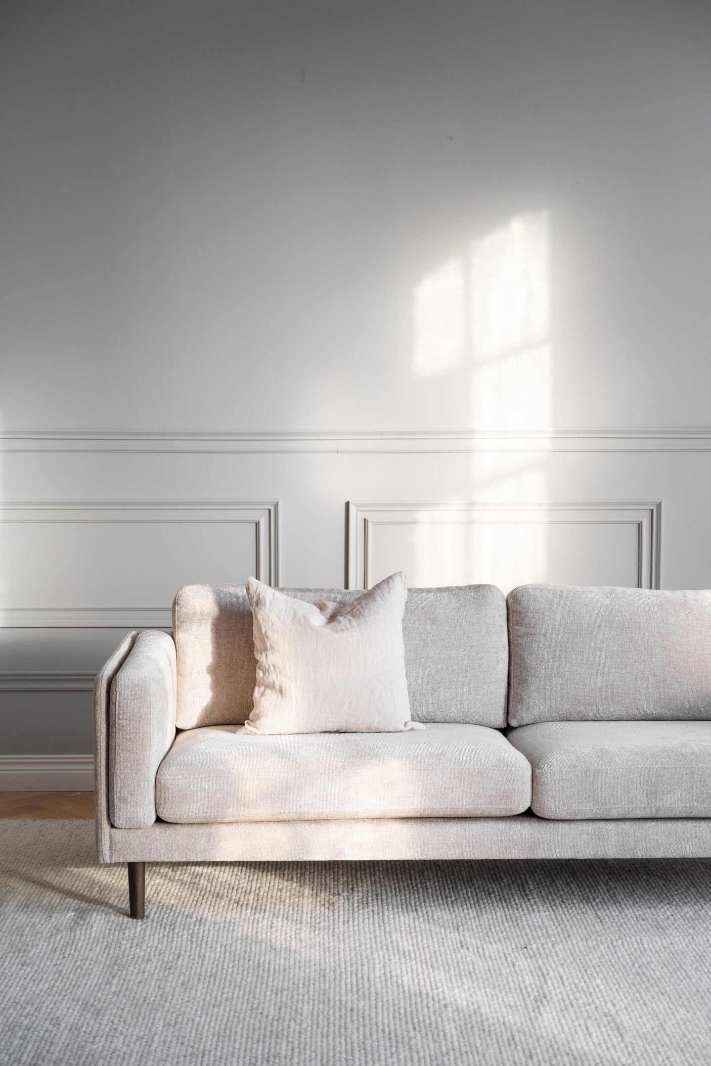 Braden sofa 3-seter - Brun eik ben