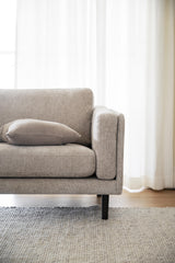 Braden sofa 3-seter - Brun eik ben