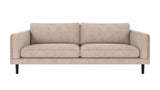 Braden sofa 3-seter - Brun eik ben