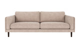 Braden sofa 3-seter - Brun eik ben