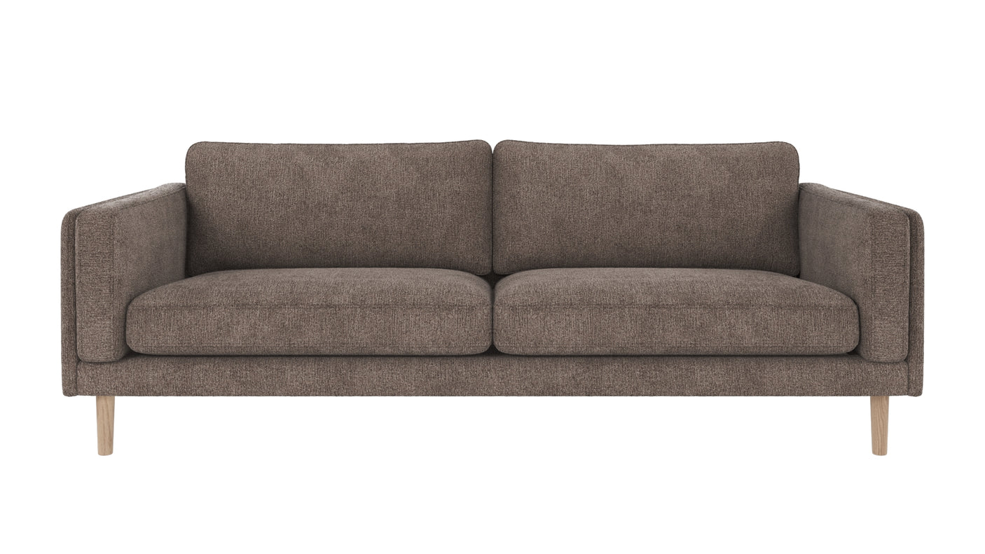Braden sofa 3-seter - Whitewash eik ben