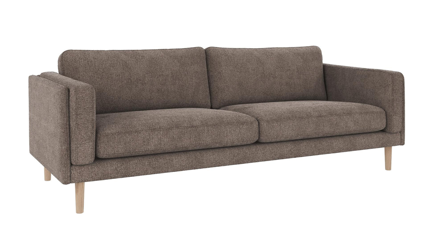 Braden sofa 3-seter - Whitewash eik ben