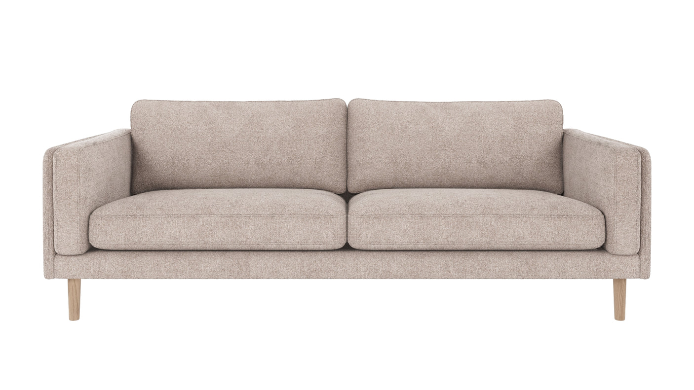 Braden sofa 3-seter - Whitewash eik ben