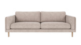 Braden sofa 3-seter - Whitewash eik ben