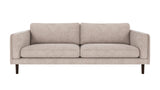 Braden sofa 3-seter - Brun eik ben