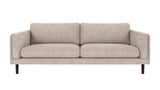 Braden sofa 3-seter - Brun eik ben