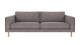 Braden sofa 3-seter - Whitewash eik ben