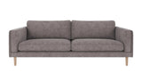 Braden sofa 3-seter - Whitewash eik ben