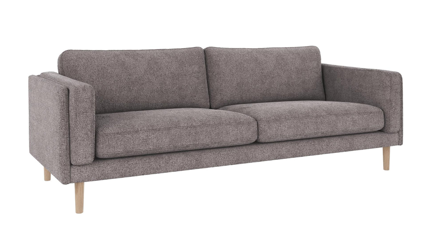 Braden sofa 3-seter - Whitewash eik ben