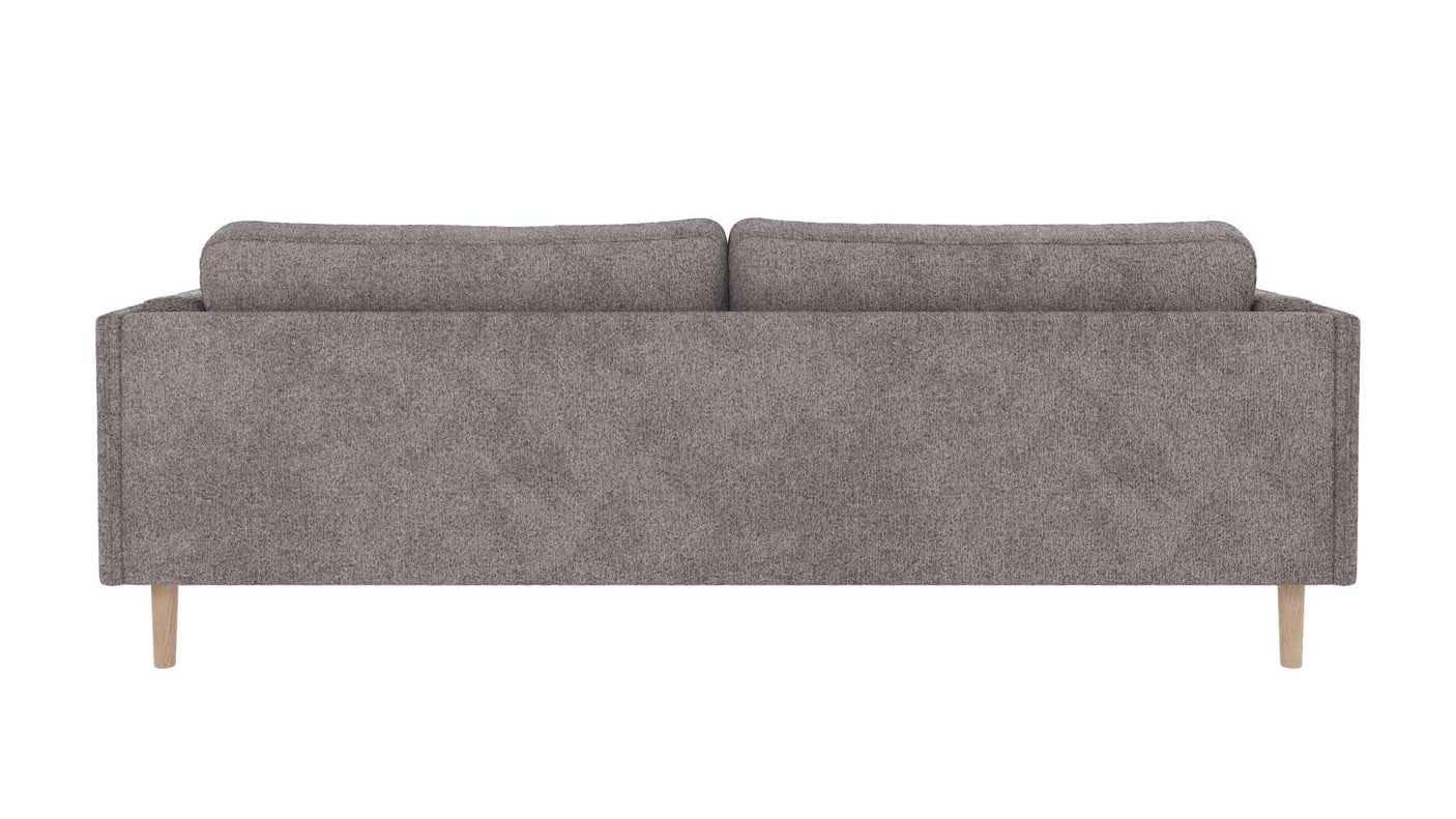 Braden sofa 3-seter - Whitewash eik ben