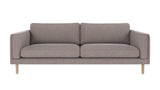 Braden sofa 3-seter - Whitewash eik ben