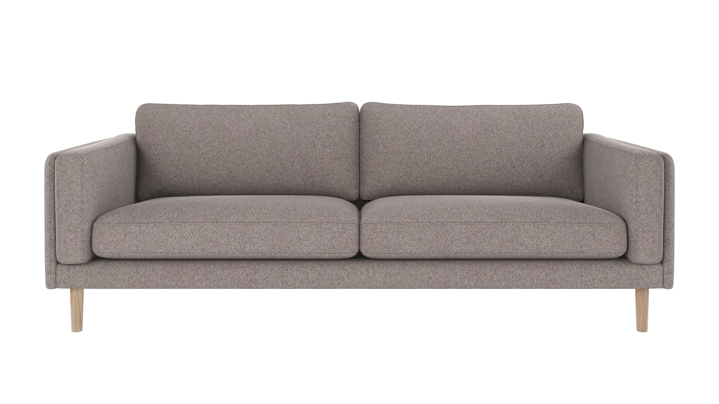 Braden sofa 3-seter - Whitewash eik ben