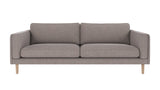 Braden sofa 3-seter - Whitewash eik ben