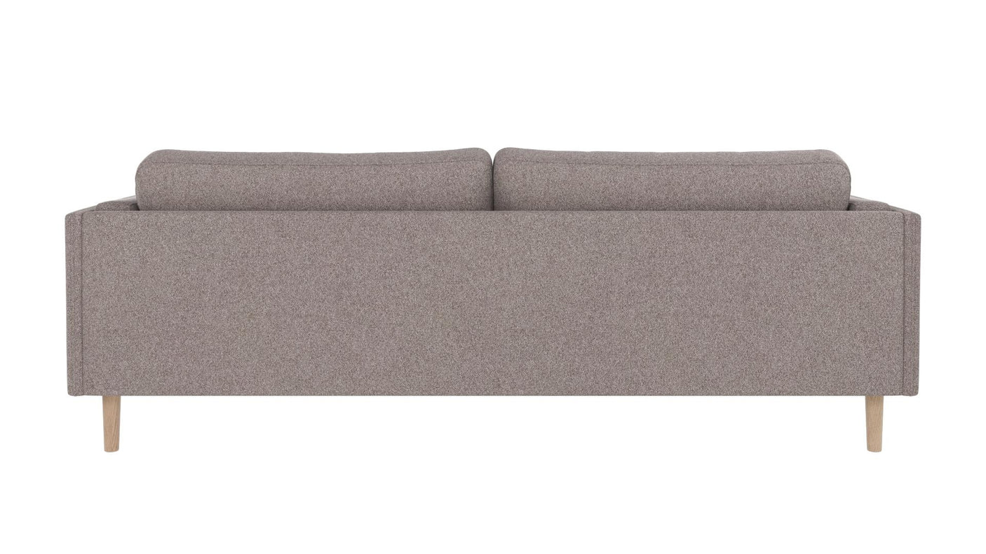 Braden sofa 3-seter - Whitewash eik ben