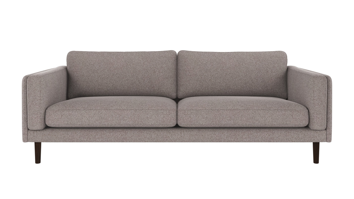 Braden sofa 3-seter - Brun eik ben