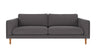 Braden sofa 3-seter - Eik ben