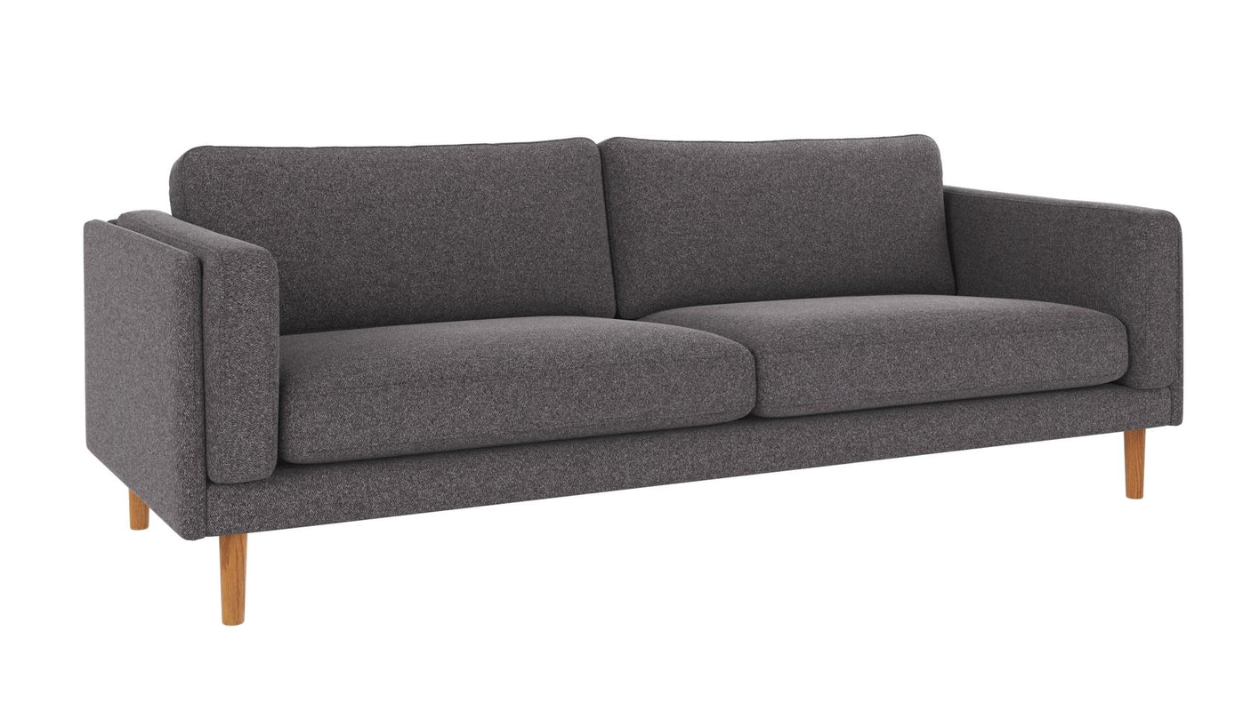 Braden sofa 3-seter - Eik ben
