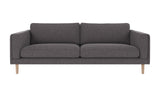 Braden sofa 3-seter - Whitewash eik ben