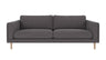 Braden sofa 3-seter - Whitewash eik ben