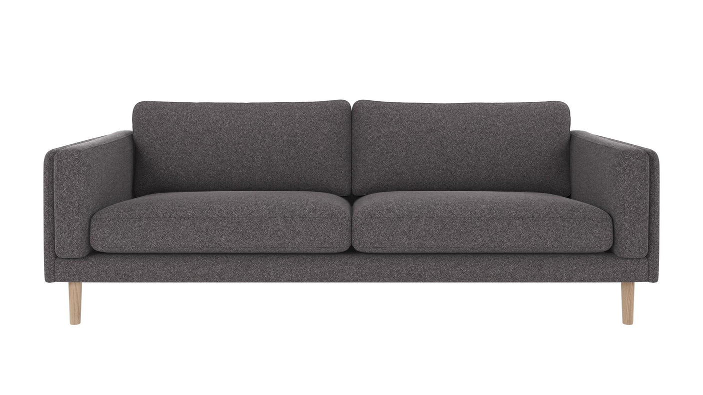 Braden sofa 3-seter - Whitewash eik ben