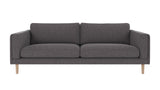 Braden sofa 3-seter - Whitewash eik ben