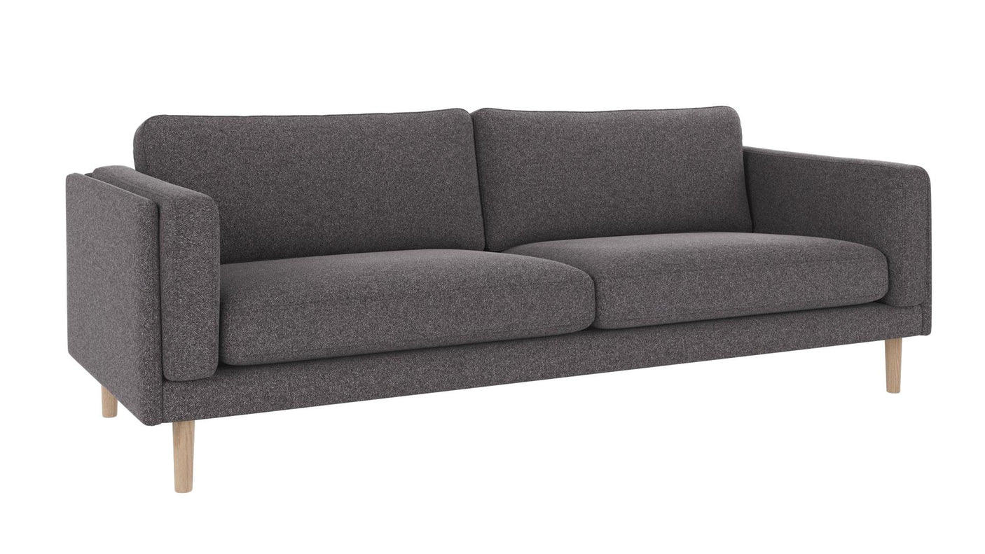 Braden sofa 3-seter - Whitewash eik ben
