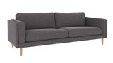 Braden sofa 3-seter - Whitewash eik ben