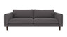 Braden sofa 3-seter - Brun eik ben