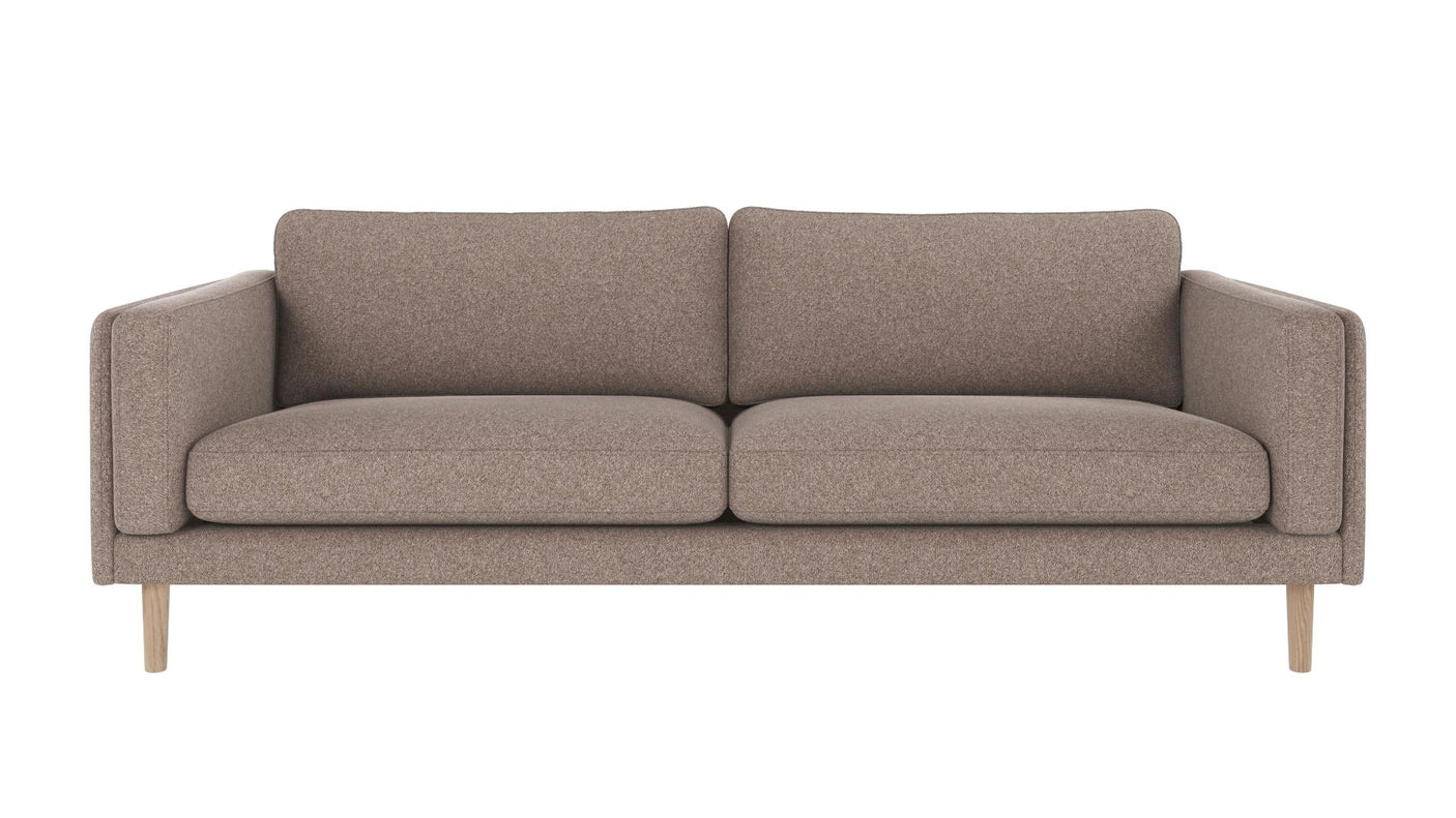 Braden sofa 3-seter - Whitewash eik ben