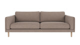 Braden sofa 3-seter - Whitewash eik ben