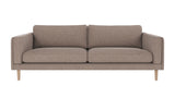 Braden sofa 3-seter - Whitewash eik ben