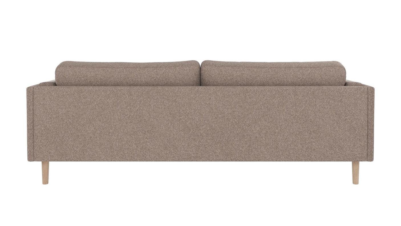 Braden sofa 3-seter - Whitewash eik ben