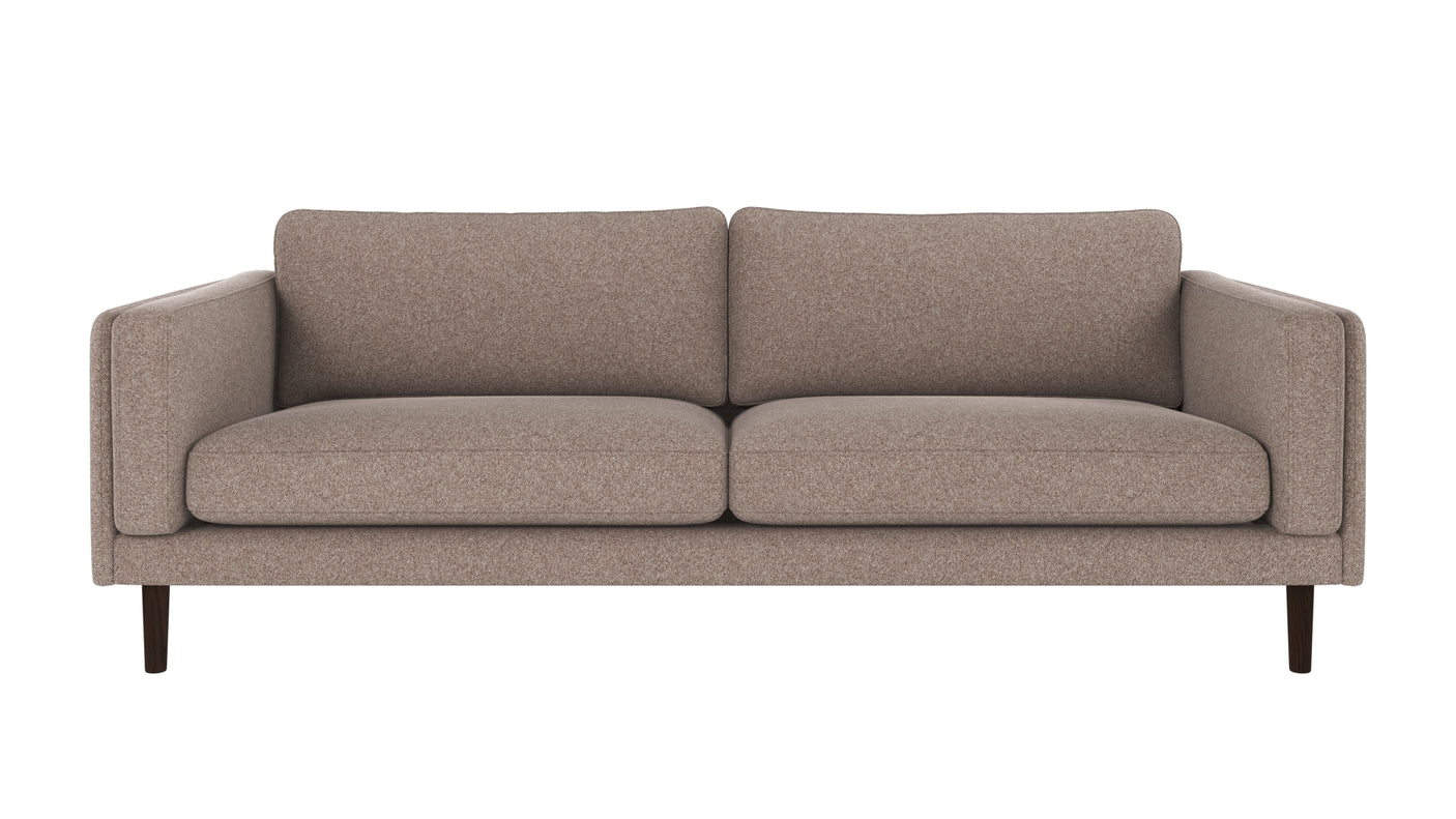 Braden sofa 3-seter - Brun eik ben