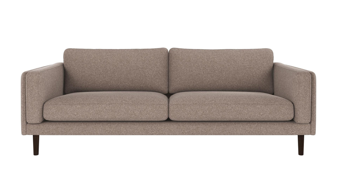 Braden sofa 3-seter - Brun eik ben