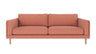 Braden sofa 3-seter - Whitewash eik ben