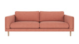 Braden sofa 3-seter - Whitewash eik ben