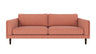 Braden sofa 3-seter - Brun eik ben