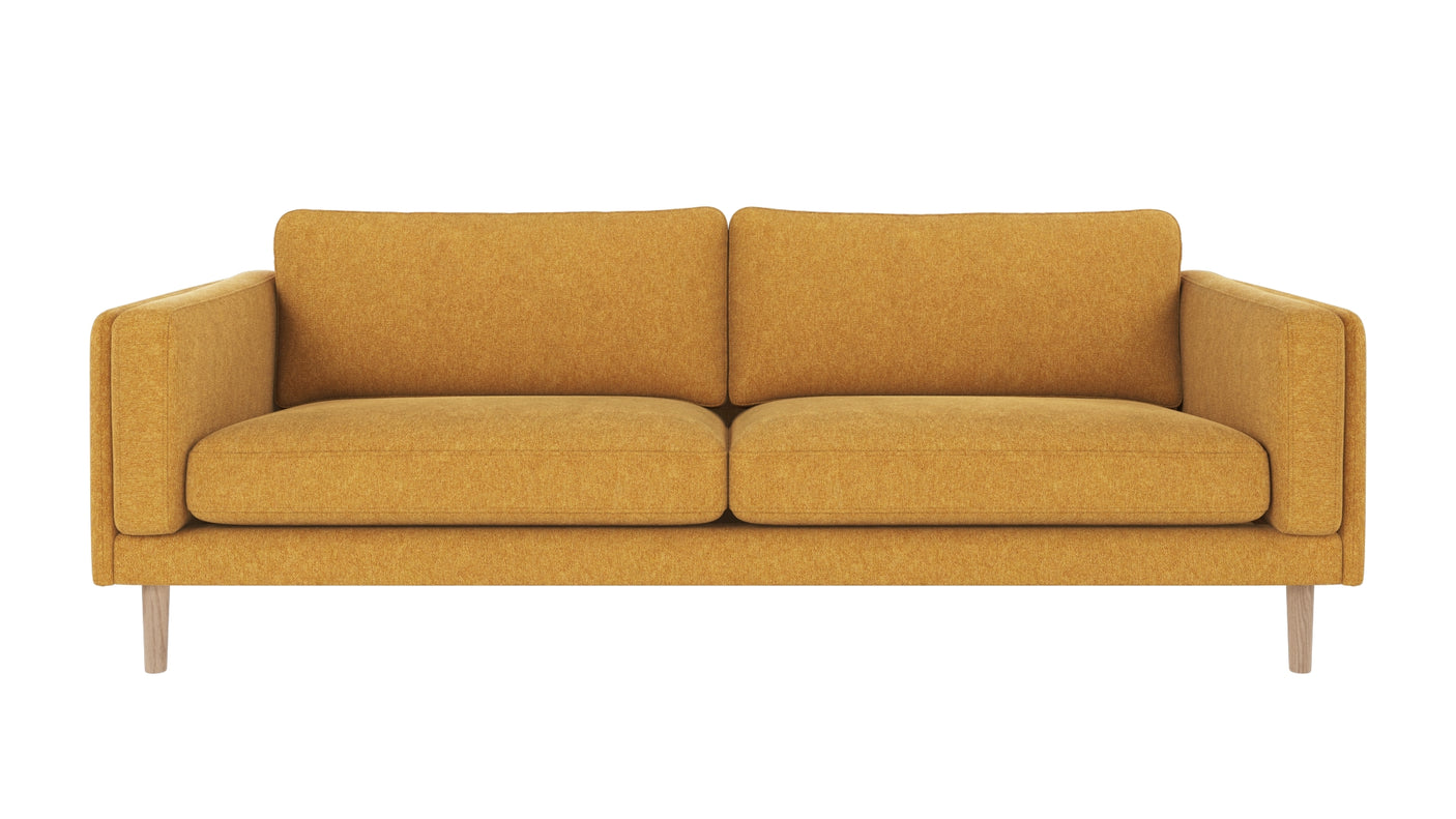 Braden sofa 3-seter - Whitewash eik ben