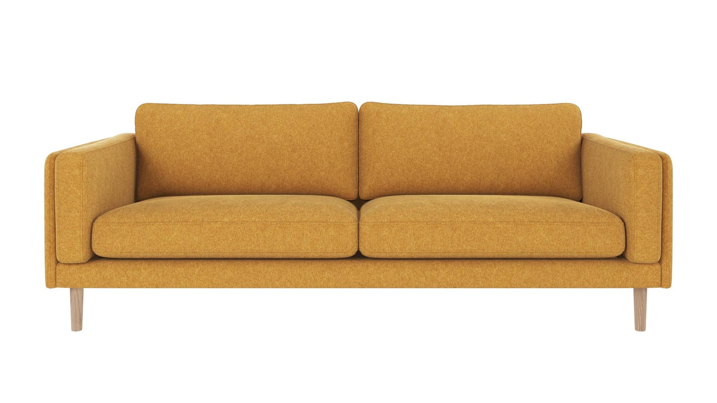 Braden sofa 3-seter - Whitewash eik ben