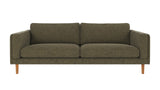 Braden sofa 3-seter - Eik ben