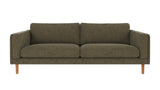 Braden sofa 3-seter - Eik ben